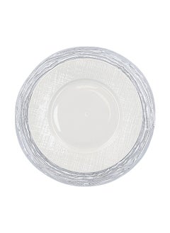 La Mesa La Mesa silver glass charger plate 13"  - Image 2