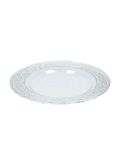 La Mesa La Mesa silver glass charger plate 13"  - Image 3