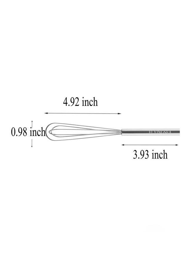 FLYINGSEA Whisk,Mini whisk,Small whisk,Cooking and Kitchen Gadget 1 Pcs. - Image 3
