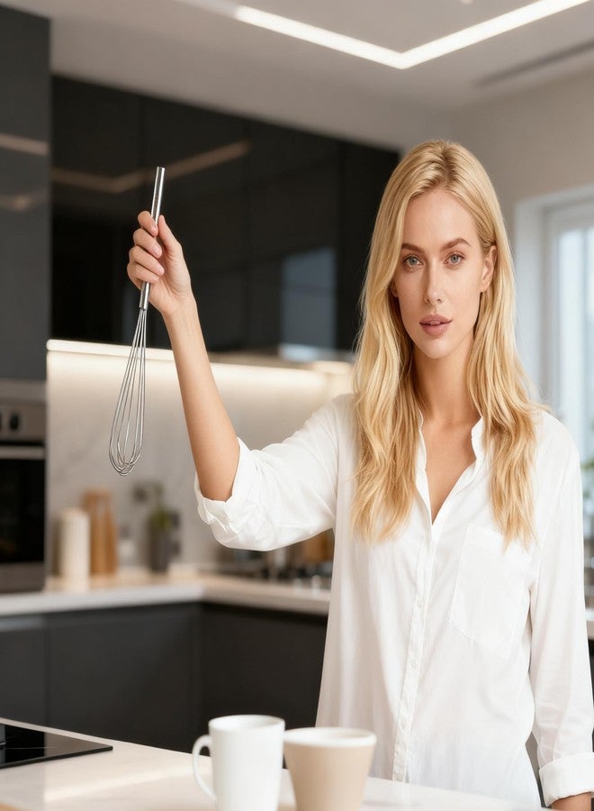 FLYINGSEA Whisk,Mini whisk,Small whisk,Cooking and Kitchen Gadget 1 Pcs. - Image 5