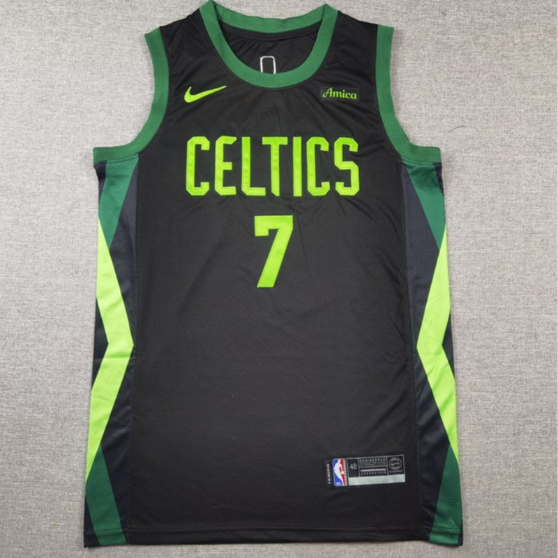 Basketball Jersey Celtics 5 Garnett 33 Bird 34 Pierce Jersey - Image 3