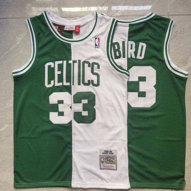 Basketball Jersey Celtics 5 Garnett 33 Bird 34 Pierce Jersey - Image 5