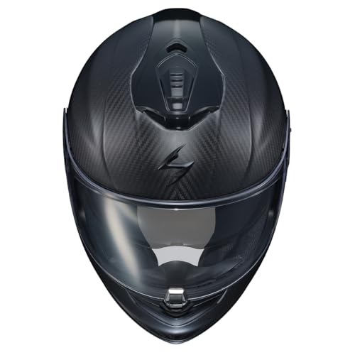 ScorpionEXO ST1400 EVO Carbon Fiber Full Face Sport Touring Street Motorcycle Helmet Bluetooth Ready Speaker Pockets DOT ECE Solid Matte Black XLarge - Image 3