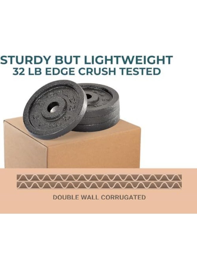 AL FAKHAMA Extra Large 5-Ply Double Layer Corrugated Cardboard Boxes 60x60x60 cm – Heavy Duty Packing and Moving Boxes for Shipping, Storage, Home, Office, and Industrial Use – Pack of 2 - Image 4