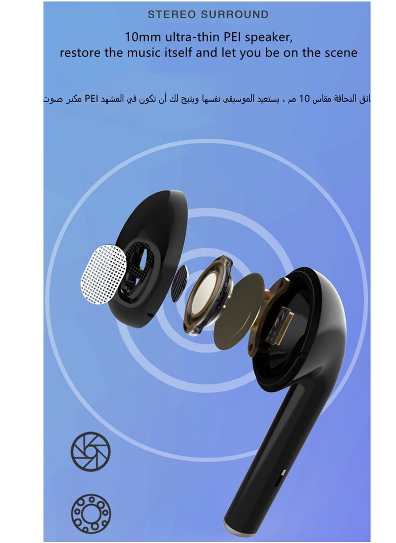 Wireless Bluetooth Headset With Wireless Music Running Sports Earphones