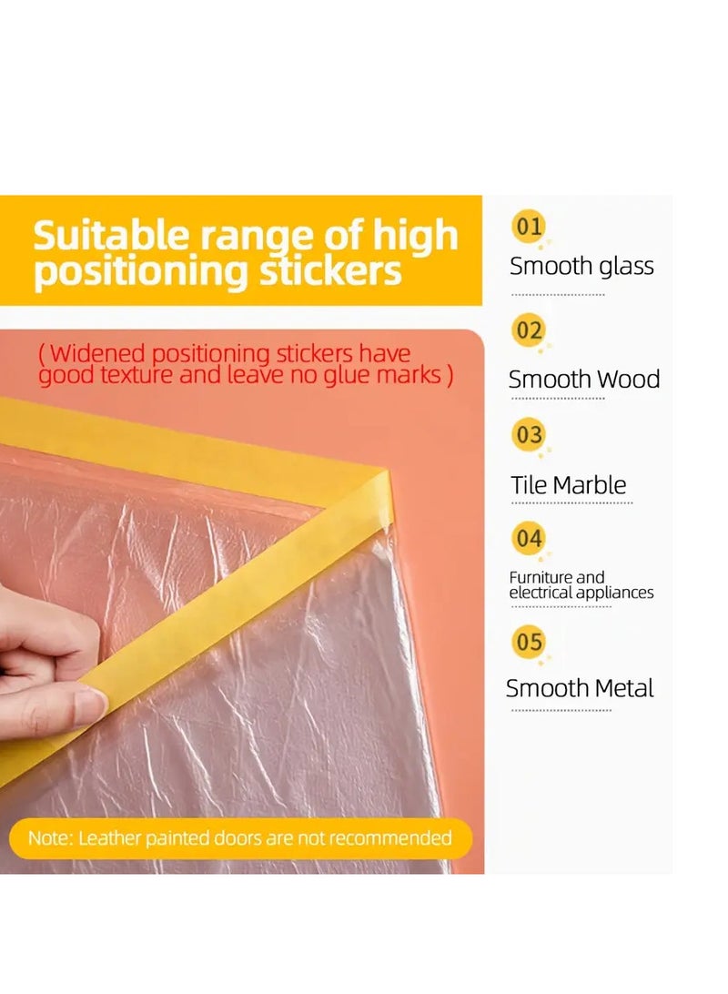 مارلا مول غطاء أريكة بلاستيكي 3 م × 20 م، وغطاء أريكة مقاوم للماء، وغطاء سرير، وغطاء حماية أثاث كبير للأريكة/السرير/الطاولة والكراسي، وغطاء حماية من الغبار والسوائل لتجديد المنزل ونقله - Image 4