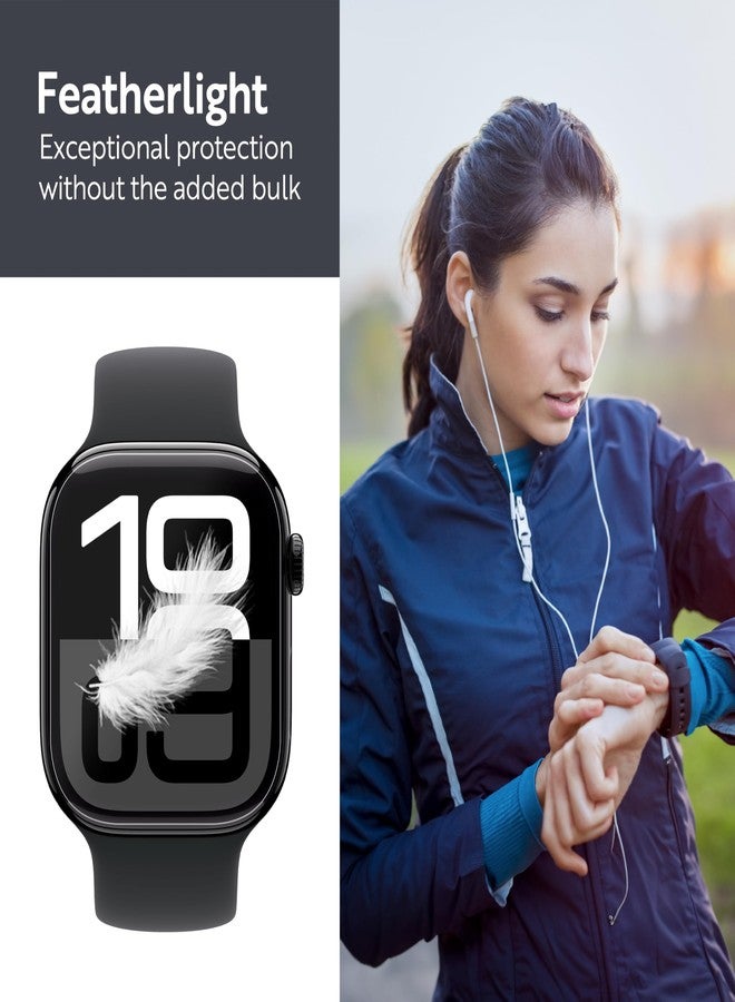 ArmorSuit 6 Pack for Apple Watch Series 10 46mm Anti-Glare Screen Protector MilitaryShield Matte Film - Made in USA - Image 4