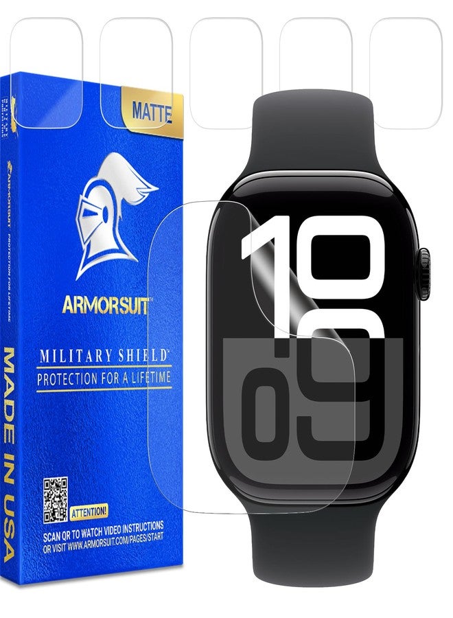 ArmorSuit 6 Pack for Apple Watch Series 10 46mm Anti-Glare Screen Protector MilitaryShield Matte Film - Made in USA - Image 1