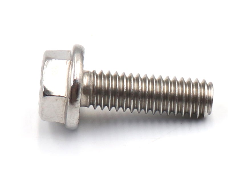 cSeao 5/16"-18 * 1" Flanged Hex Head Bolts Flange Hexagon Screws, Stainless Steel 304, DIN 6921, 10 PCS - Image 5