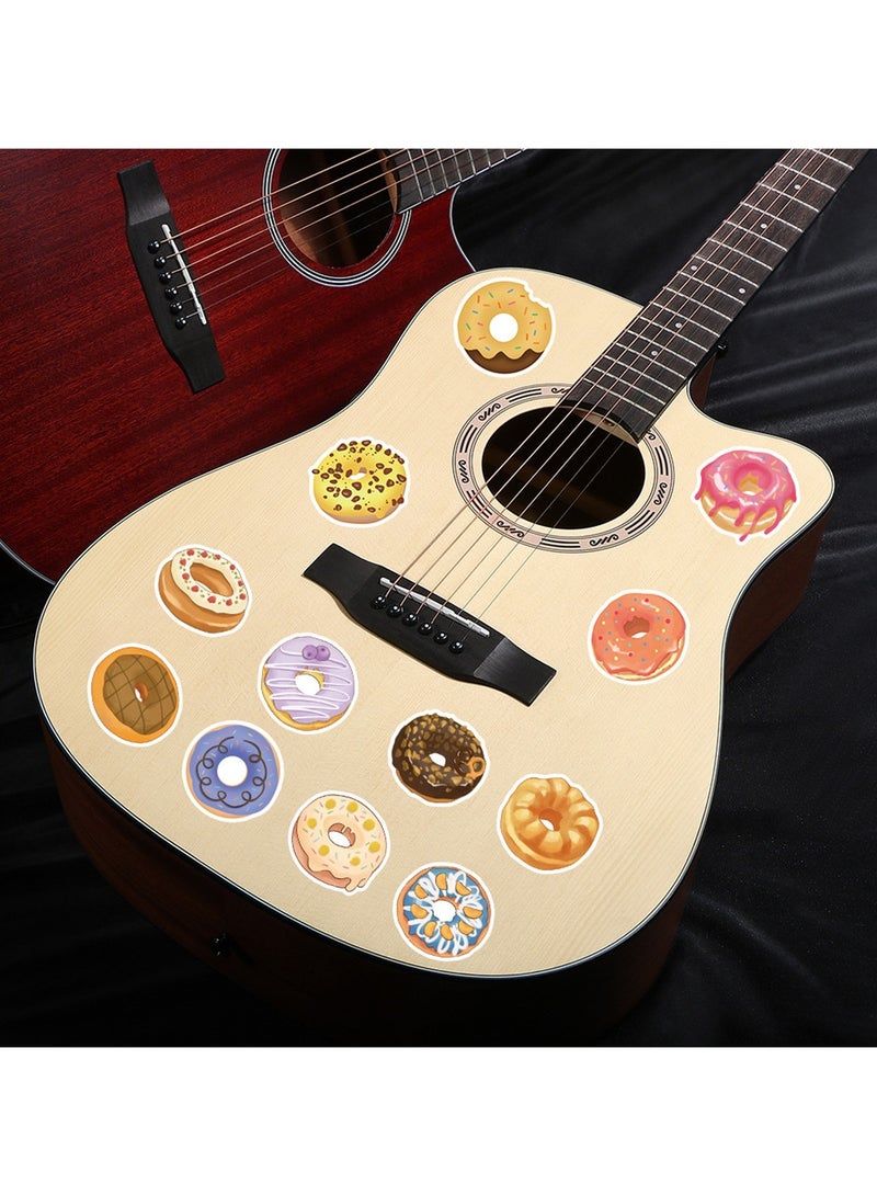 51 قطعة من ملصقات الدونات، ملصقات طعام حلوة ملونة لطيفة، لوازم ديكور حفلات للأطفال والمراهقين، ملصقات الدونات بكميات كبيرة لأجهزة الكمبيوتر المحمول وزجاجة المياه والثلاجة والأمتعة ولوح التزلج - Image 5