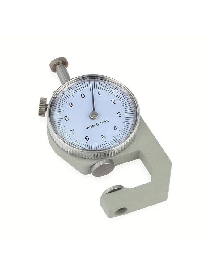 1pc Leather Thickness Gauge 0 10mm Dial Type Meter 0 01mm Accuracy Alloy Material - Image 3