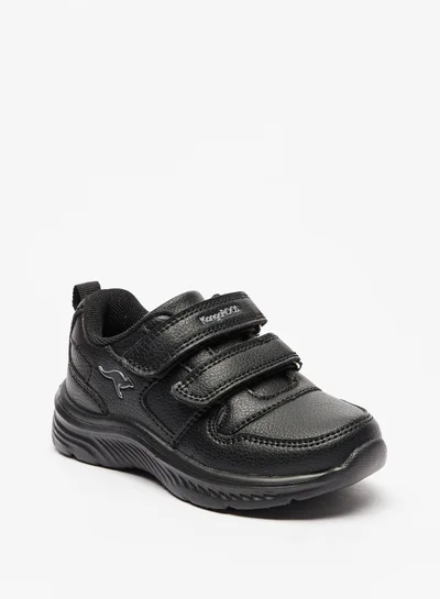 kangaROOS Textured Sneakers with Hook and Loop Closure