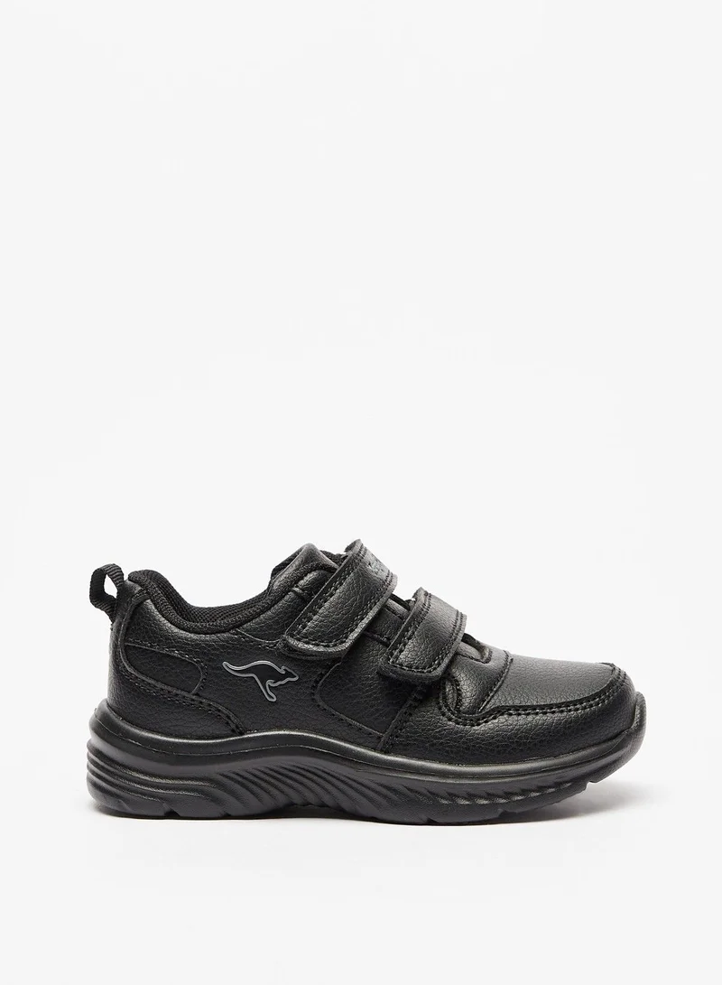 kangaROOS Textured Sneakers with Hook and Loop Closure
