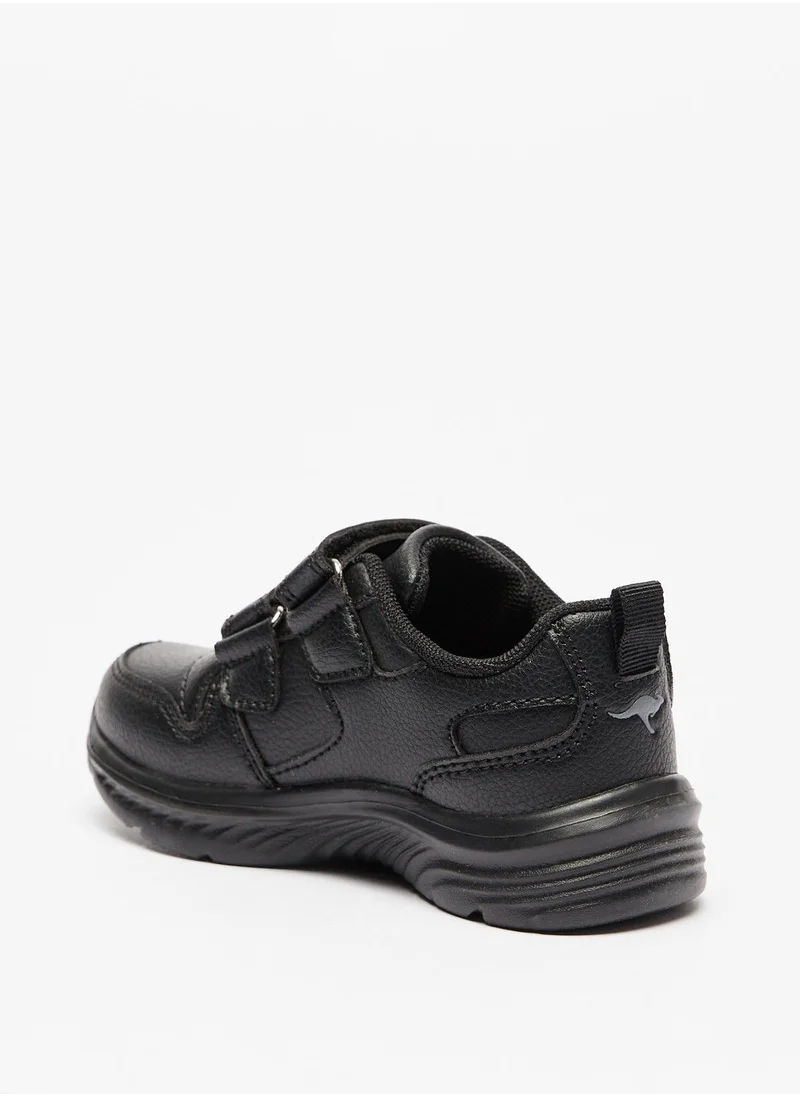 kangaROOS Textured Sneakers with Hook and Loop Closure