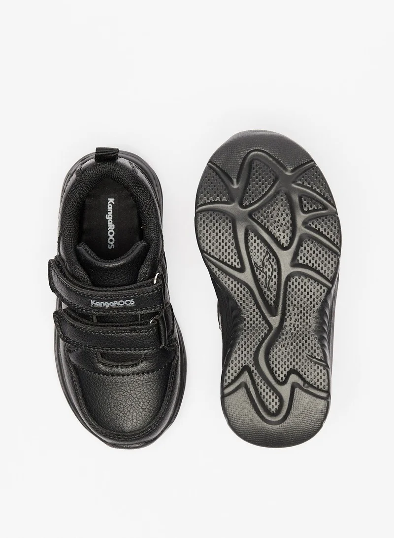 kangaROOS Textured Sneakers with Hook and Loop Closure