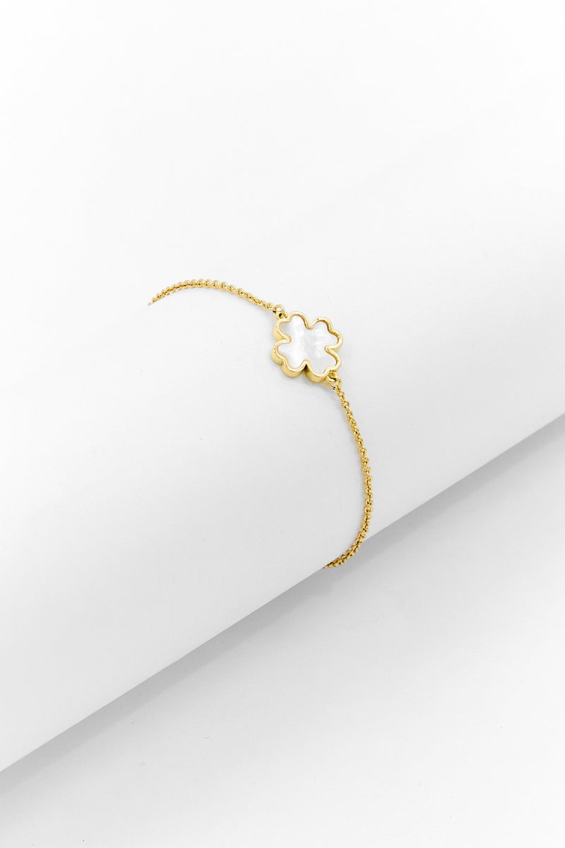 Mestige Women Pearls 18 K Gold Plated Bracelet, Gold - Image 1