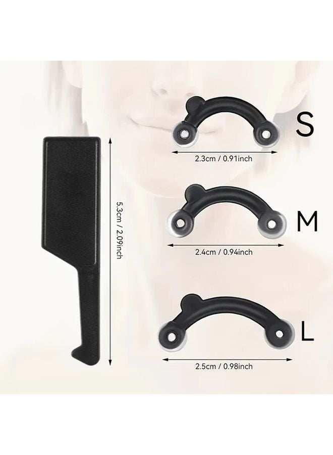 2 Sets L Black Nose Bridge Lifter Adjustable Nose Shaper Invisible Pads Painless Insertion - Image 4