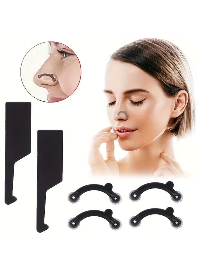 2 Sets L Black Nose Bridge Lifter Adjustable Nose Shaper Invisible Pads Painless Insertion - Image 3