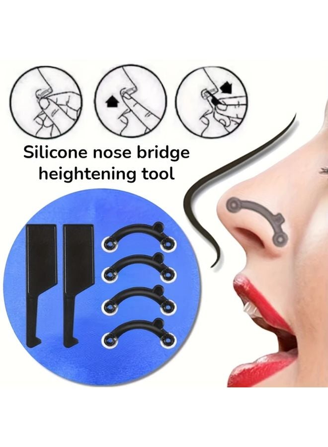 2 Sets L Black Nose Bridge Lifter Adjustable Nose Shaper Invisible Pads Painless Insertion - Image 5
