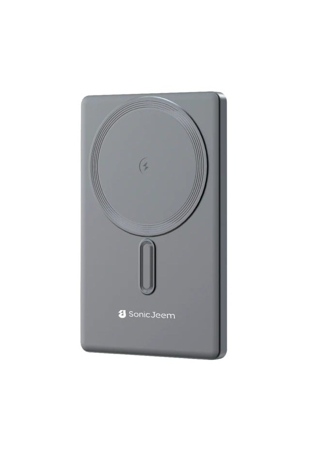 Sonic Jeem SJ501A 5000mAh Magnetic Slim Wireless Power Bank – Super Thin 8.5mm Design with Fast Charging & 2-Year Warranty - Image 1