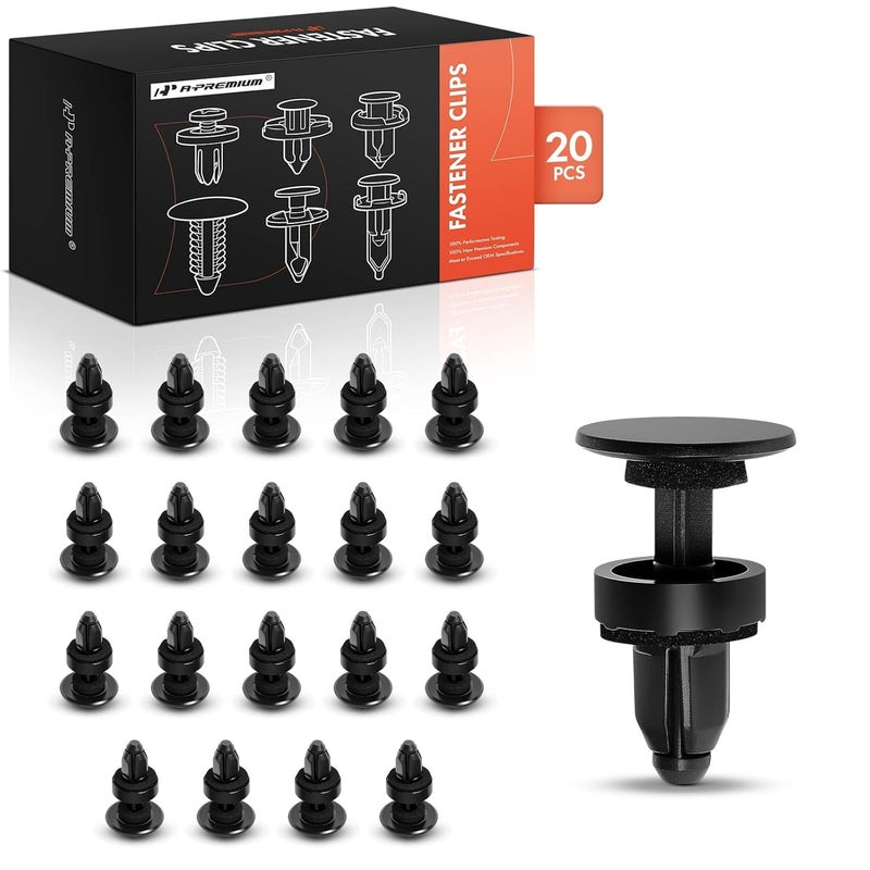 A-Premium 20PCS Nylon Fastener Clips for Honda and Acura - Image 1