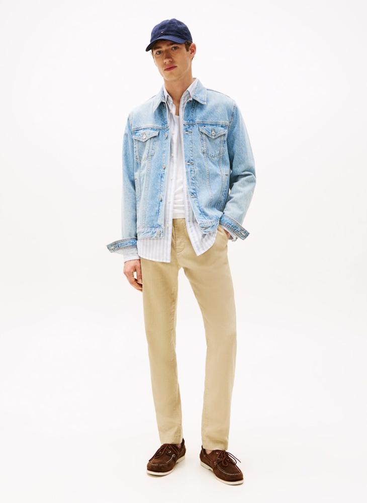 TOMMY HILFIGER Harlem Sorona Linen Drawstring Sweatpants - Image 4