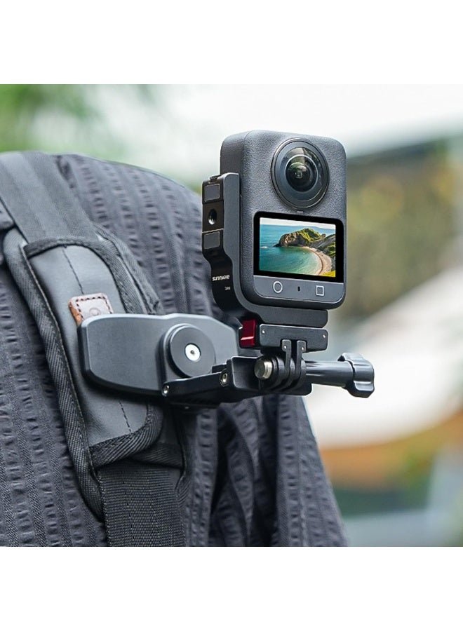 L Horizontal Mount Bracket for DJI Osmo 360 Magnetic Bracket Camera Aluminum Alloy 90 Degree Transverse Support Stand Holder with 1/4" Screw Hole and Foldable Two-Prong Interface Adapter - Image 5