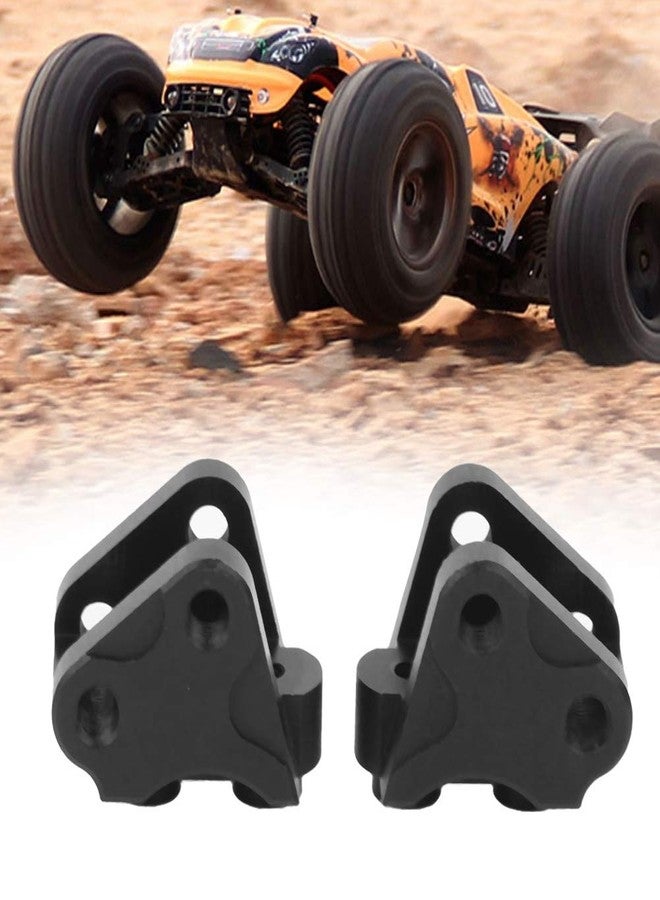Dilwe RC Link Mount, Front Rear Lower Shock Linkage Link Mount Compatible with SCX10-II AXIAL RC Car(Black) - Image 3