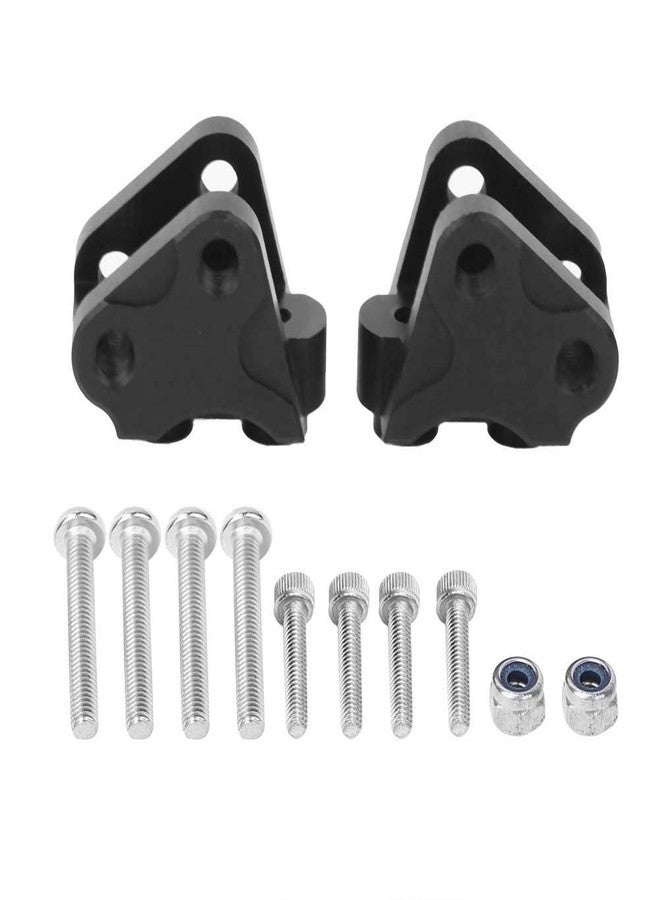 Dilwe RC Link Mount, Front Rear Lower Shock Linkage Link Mount Compatible with SCX10-II AXIAL RC Car(Black) - Image 1