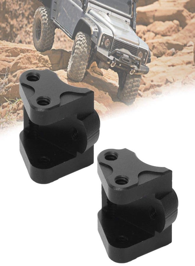 Dilwe RC Link Mount, Front Rear Lower Shock Linkage Link Mount Compatible with SCX10-II AXIAL RC Car(Black) - Image 4