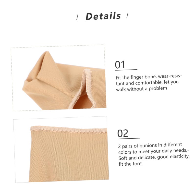 2 Pairs Toe Separators For Hallux Relief Foot Pain Corrector Comfortable Size 10X7cm - Image 4