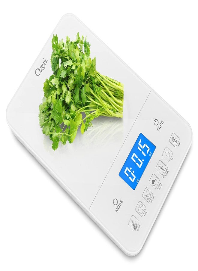 Ozeri Touch III 22 lbs (10 kg) Baker's Kitchen Scale with Calorie Counter, in Tempered Glass - Image 5