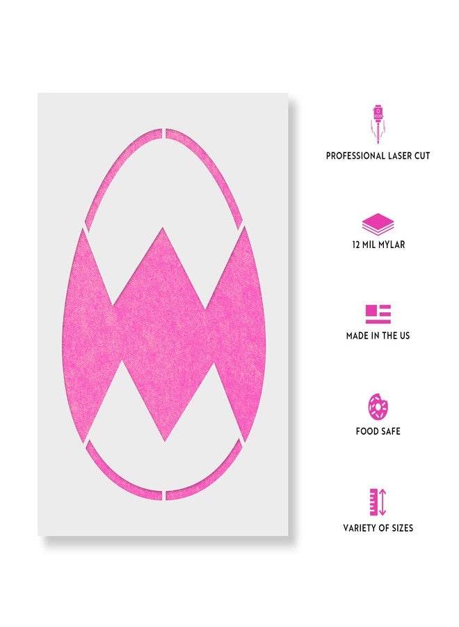 Stencil Revolution Easter Egg Diamond Stencil - Happy Easter Stencil, Design Joyful Artwork for Easter Celebrations, Easter Stencils for Wood - Image 2