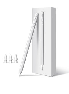 Generic Acu Kids Stylus Pen for iPad with Palm Rejection, 10 Minutes Fast Charge, Compatible with iPad Air 3/4/5, iPad Mini 5/6, iPad 6/7/8/9/10th Generation, iPad Pro 11" & 12.9". (White)  - Image 1