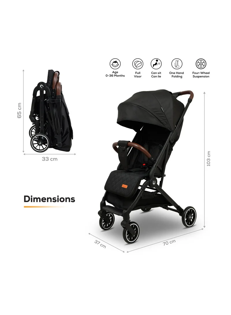 Nurtur Nurtur Baby  Stroller  Storage Basket Removable front bumper 5 Point Safety Harness With EVA wheels