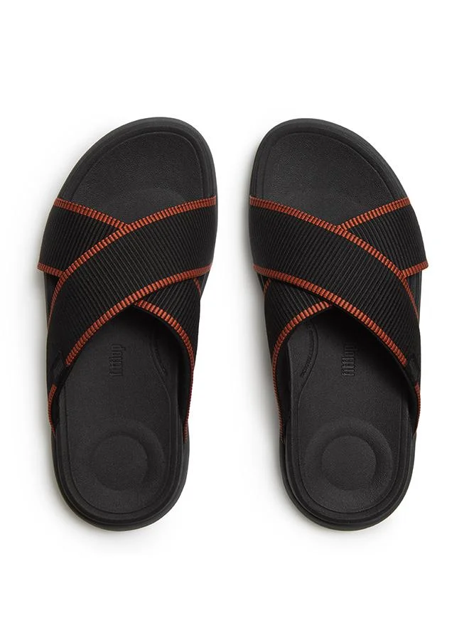 Fitflop F-MODE GO MENS W/RESISTANT WEBBING CROSS SLIDES