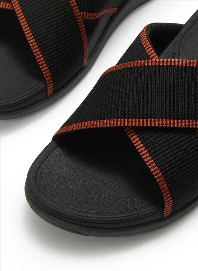 Fitflop F-MODE GO MENS W/RESISTANT WEBBING CROSS SLIDES