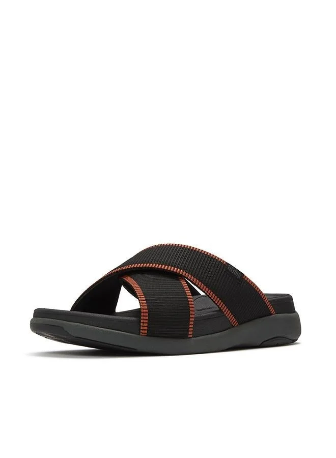 فيت فلوب F-MODE GO MENS W/RESISTANT WEBBING CROSS SLIDES