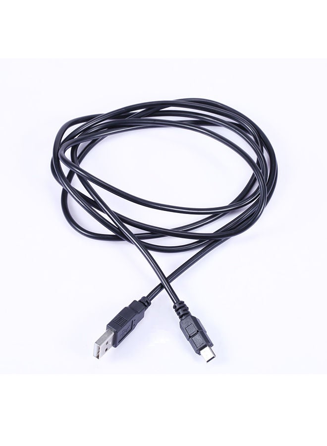 NIBEMINENT 2-Piece USB Charging Cable For PlayStation 3 Wireless Controllers 10.5meter Black  - Image 3