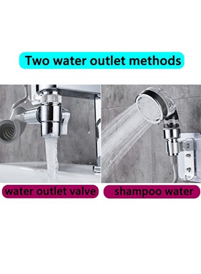 يلا جوي مجموعة رشاشات الصنبور، حوض الاستحمام، الحمام - المرافق - حوض الاستحمام - فوهة قابلة للتركيب على رأس الدش، مهوية دوارة مع خرطوم قابل للسحب بطول 10 أقدام، لا حاجة للحفر - Image 5