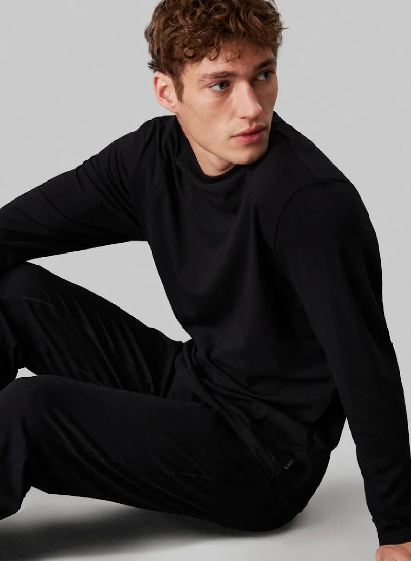 CALVIN KLEIN Men's Pants Pyjama Set - Modern Cotton, Black - Cotton