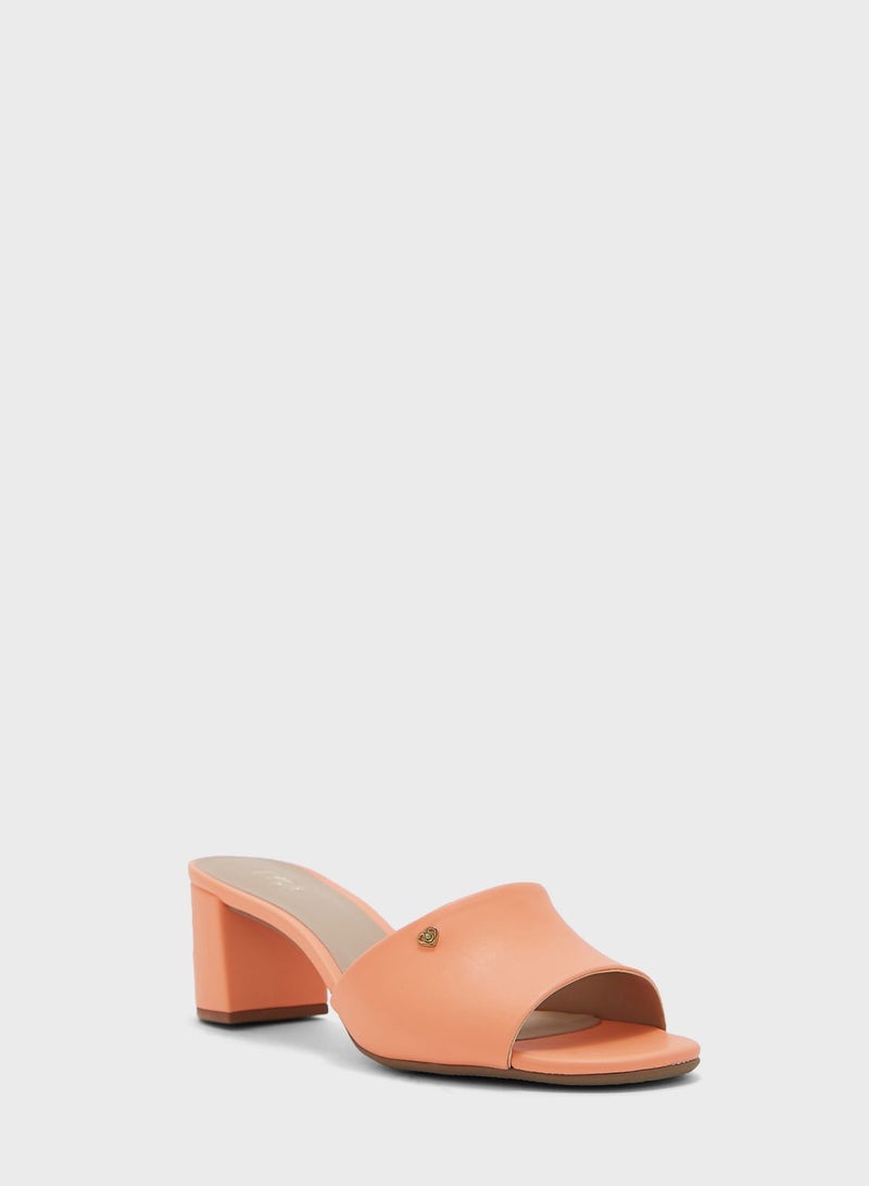 FYOR Block Mid Heel Sandals - Image 2