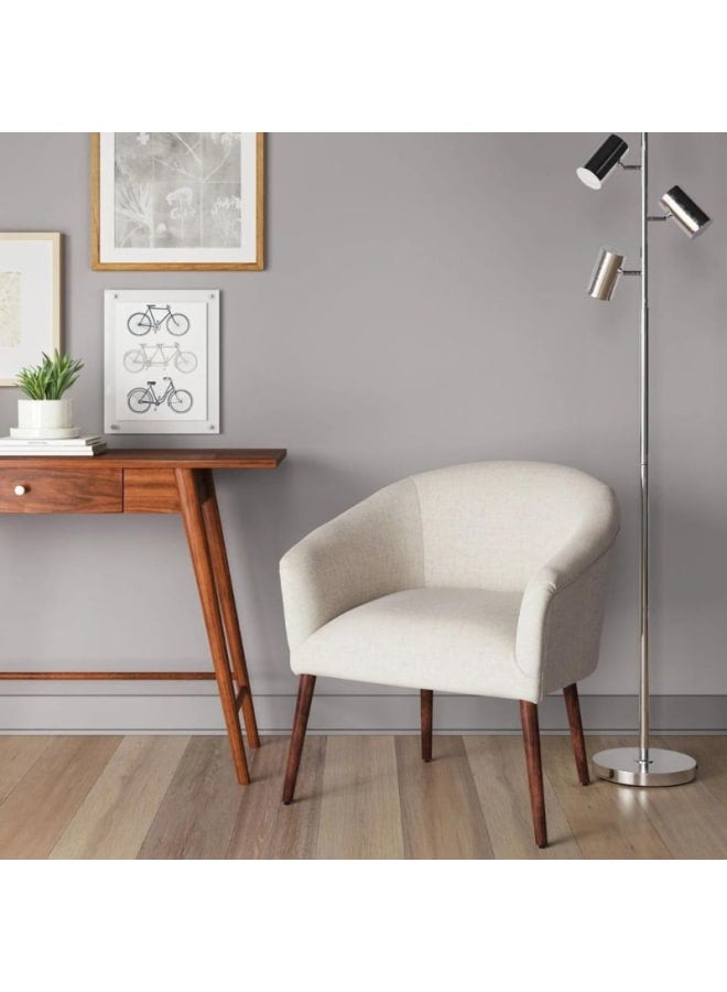 ريترو كرسي ذراعين 60سم – أوف وايت - Image 1