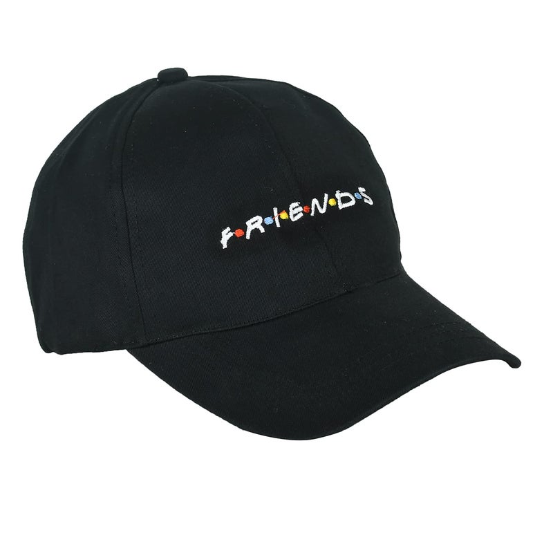 Zacharias Unisex Cotton Baseball Adjustable Cap (friends-01_Black_Free Size) (Pack of 1) - Image 5