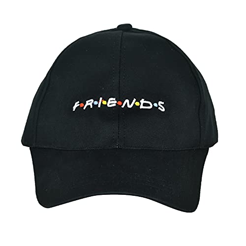 Zacharias Unisex Cotton Baseball Adjustable Cap (friends-01_Black_Free Size) (Pack of 1) - Image 3