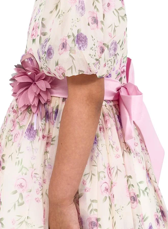 babyqlo Floral Belted Dress