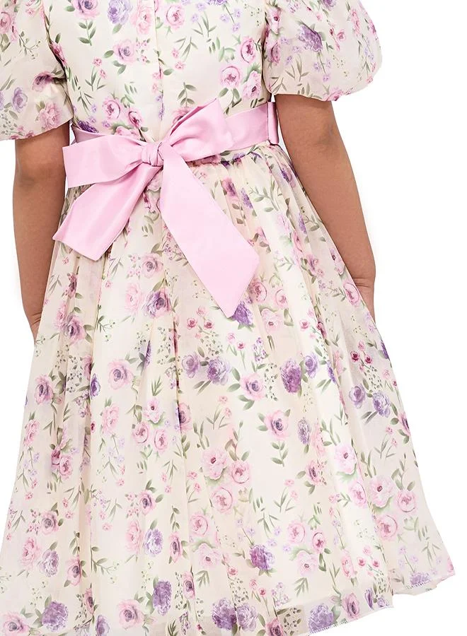 babyqlo Floral Belted Dress