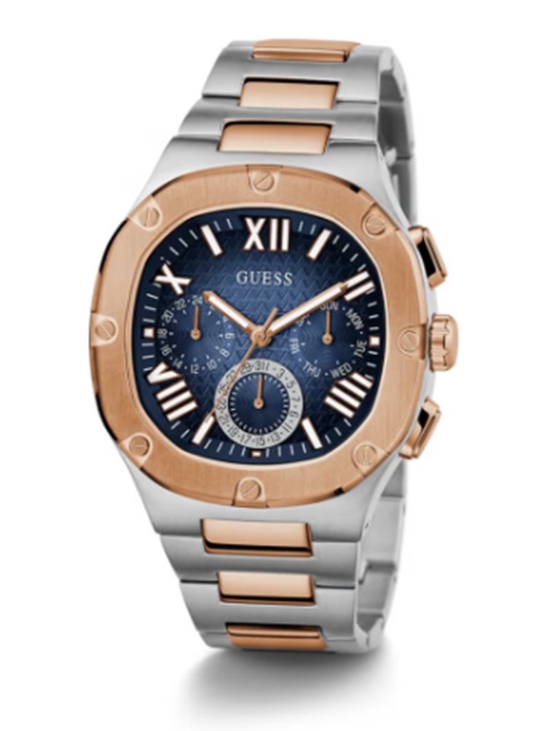GUESS Dress Men's Analog Quartz Two Tone Multi-function Watch GW0572G4 - 42mm  - Image 4