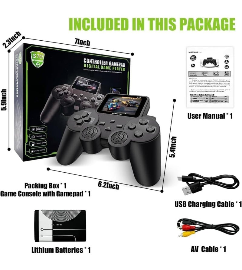 ENDZONE Video Games For Kids 520 in 1 Controller Gamepad Video Game, Retro Gaming Console, Gameboy Age 7, Digital Game Player, Pocket Gamer, Handheld Gaming Console, - Image 2