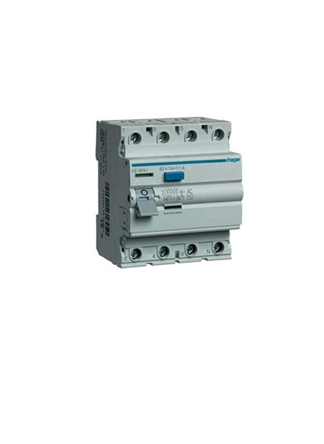 Hager - HAGER Earth Leakage Circuit Breaker RCCB 25A 4P 100MA ELCB CEC426J *ONEKONEKT* - Image 1